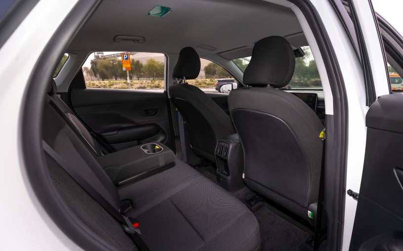 Hyundai Kona (White), 2024 for rent in Abu Dhabi