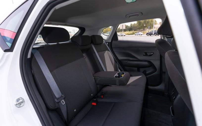 Hyundai Kona (White), 2024 for rent in Abu Dhabi