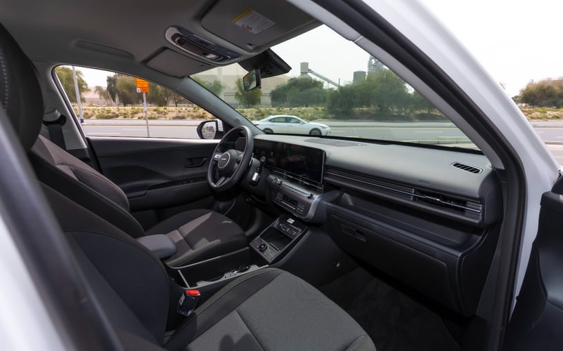 Hyundai Kona (White), 2024 for rent in Abu Dhabi