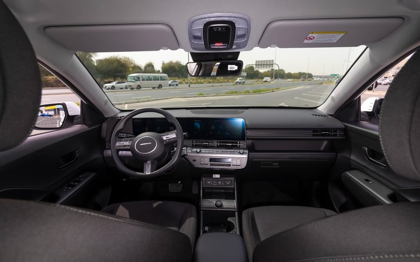 Hyundai Kona (White), 2024 for rent in Abu Dhabi