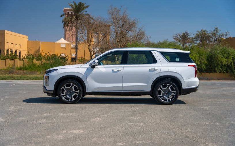 Hyundai Palisade (White), 2025 for rent in Abu Dhabi