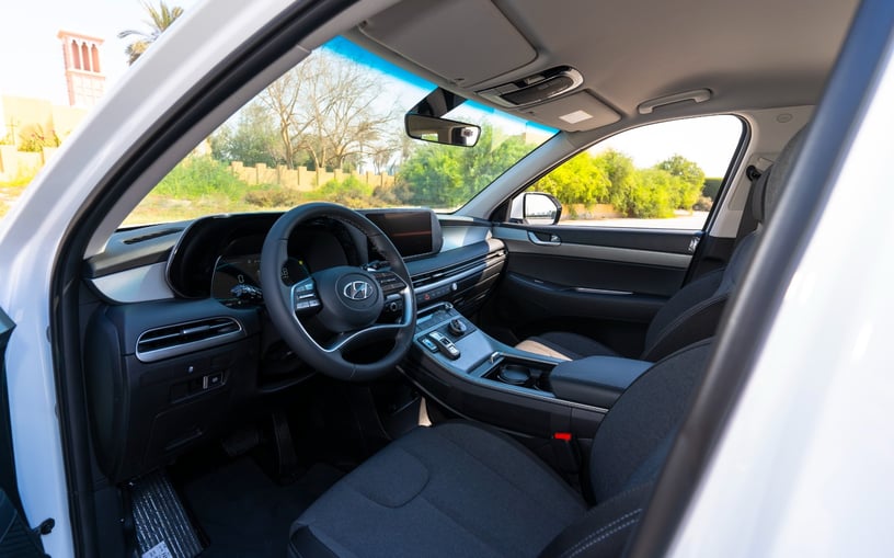 Hyundai Palisade (White), 2025 for rent in Abu Dhabi