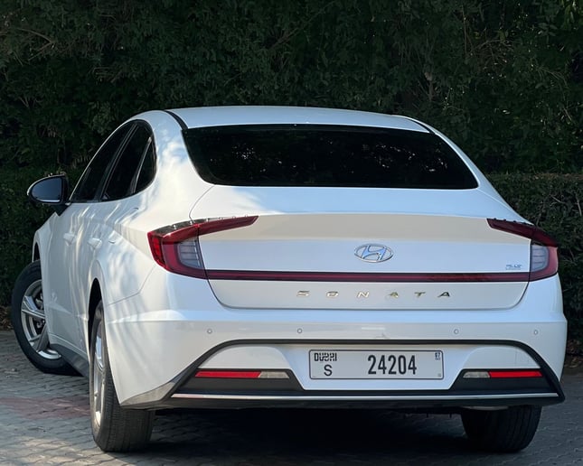 Hyundai Sonata (White), 2021 for rent in Dubai 2