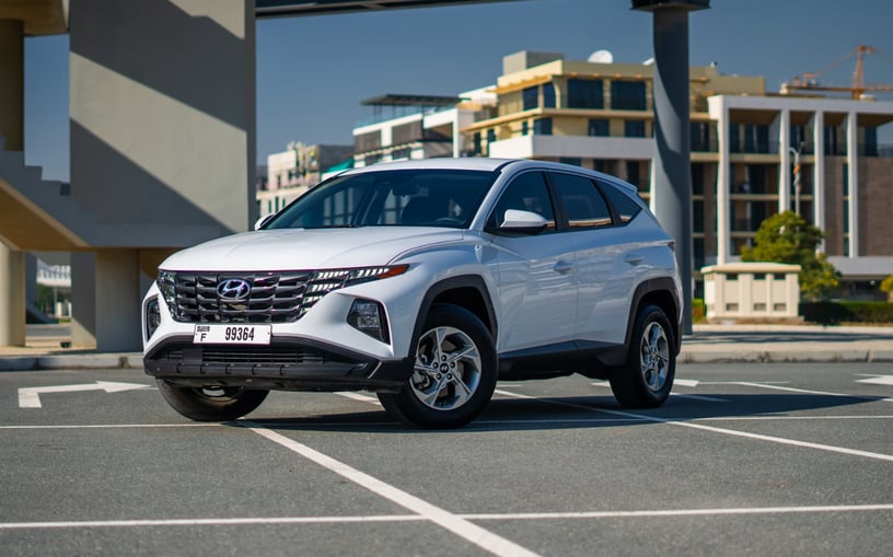 Hyundai Tucson (White), 2022 for rent in Dubai