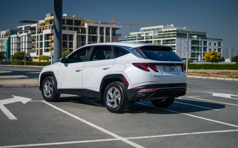 Hyundai Tucson (White), 2022 for rent in Dubai