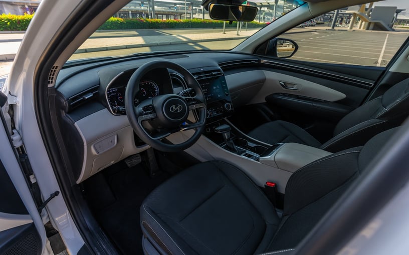 Hyundai Tucson (White), 2022 for rent in Dubai