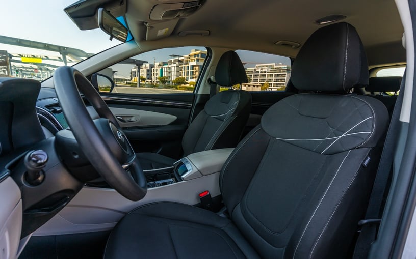 Hyundai Tucson (White), 2022 for rent in Dubai