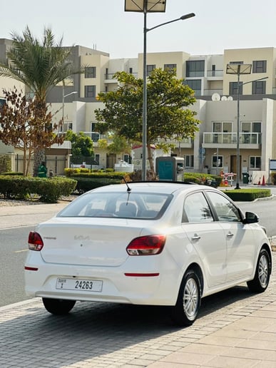 kia pegas 2023 (White), 2023 for rent in Dubai
