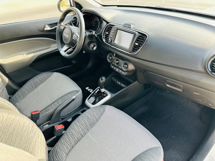 kia pegas 2023 (White), 2023 for rent in Dubai