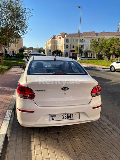 KIA Pegas (Wit), 2021 te huur in Dubai
