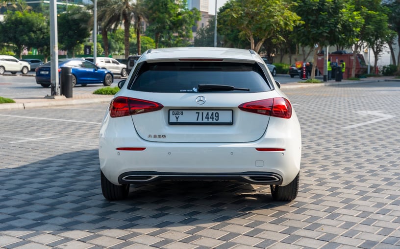 Mercedes A220 (White), 2024 for rent in Abu Dhabi