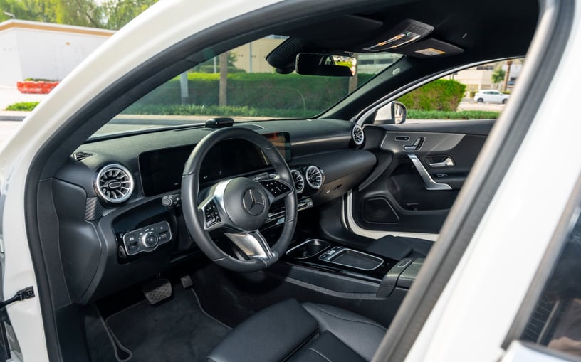 Mercedes A220 (White), 2024 for rent in Abu Dhabi