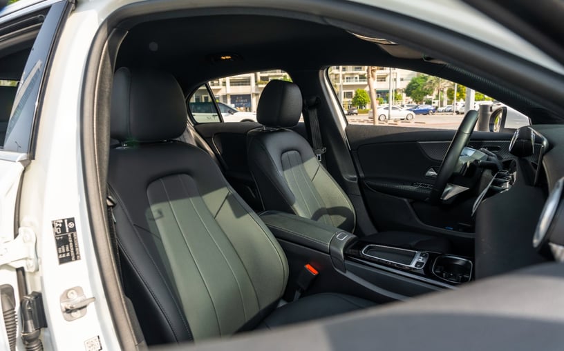 Mercedes A220 (White), 2024 for rent in Abu Dhabi