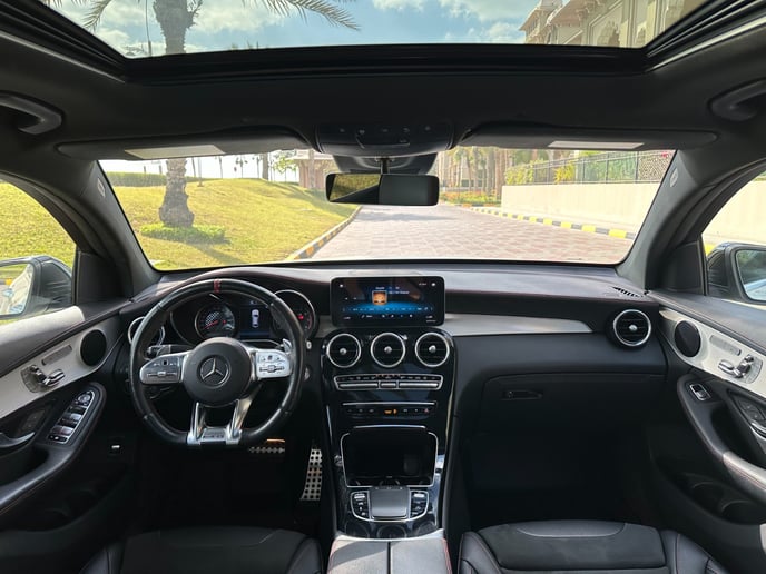 Mercedes AMG GLC 43 (White), 2022 for rent in Dubai