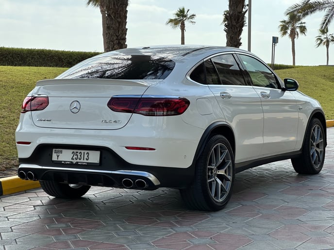 Mercedes AMG GLC 43 (White), 2022 for rent in Dubai