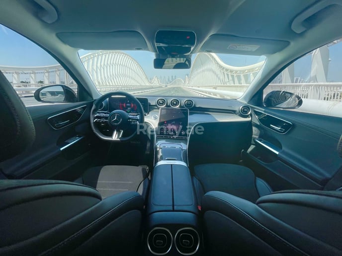 Mercedes C Class (White), 2023 for rent in Dubai