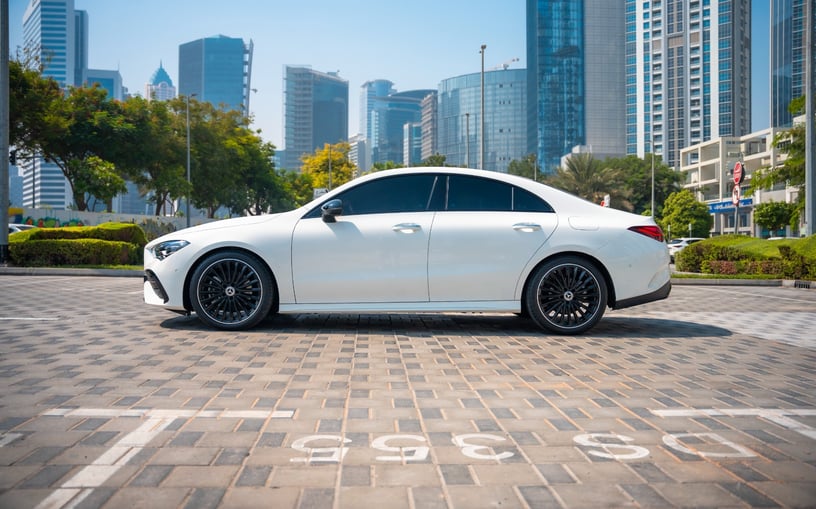 Mercedes CLA200 (White), 2025 for rent in Abu Dhabi