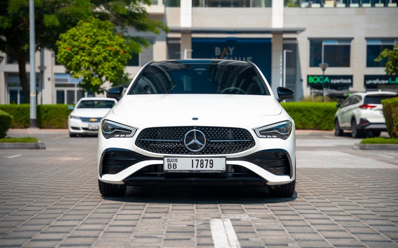 Mercedes CLA200 (White), 2025 for rent in Abu Dhabi