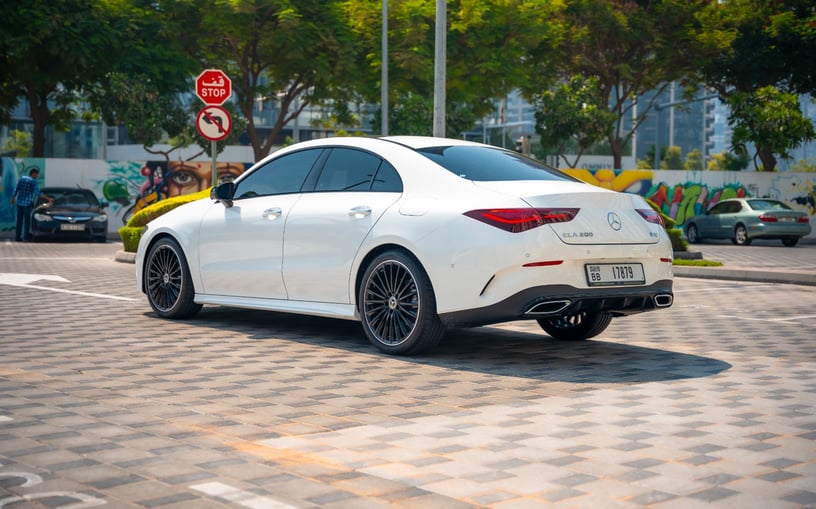 Mercedes CLA200 (White), 2025 for rent in Abu Dhabi