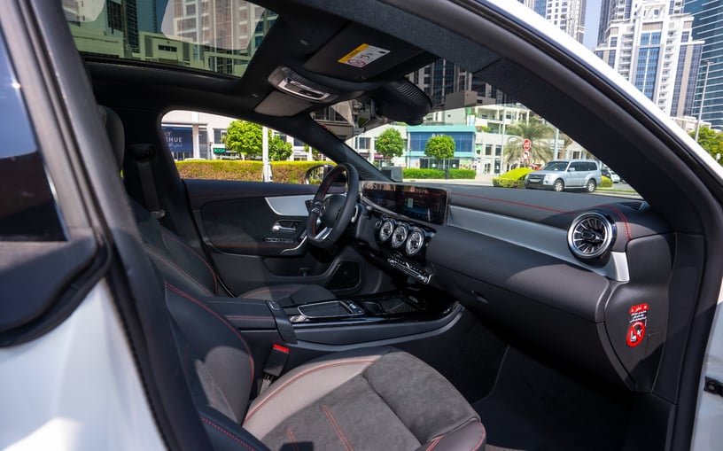 Mercedes CLA200 (White), 2025 for rent in Abu Dhabi