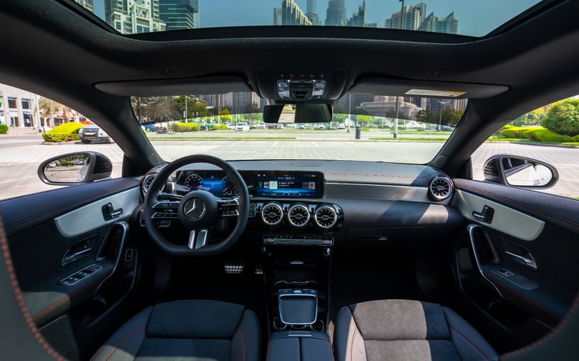 Mercedes CLA200 (White), 2025 for rent in Abu Dhabi