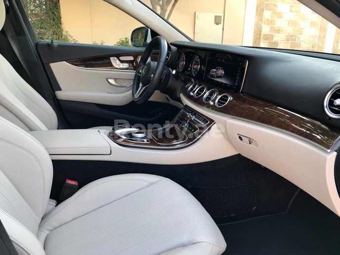 Mercedes E Class (White), 2019 for rent in Abu Dhabi