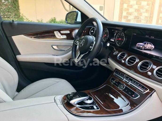 Mercedes E Class (White), 2019 for rent in Abu Dhabi