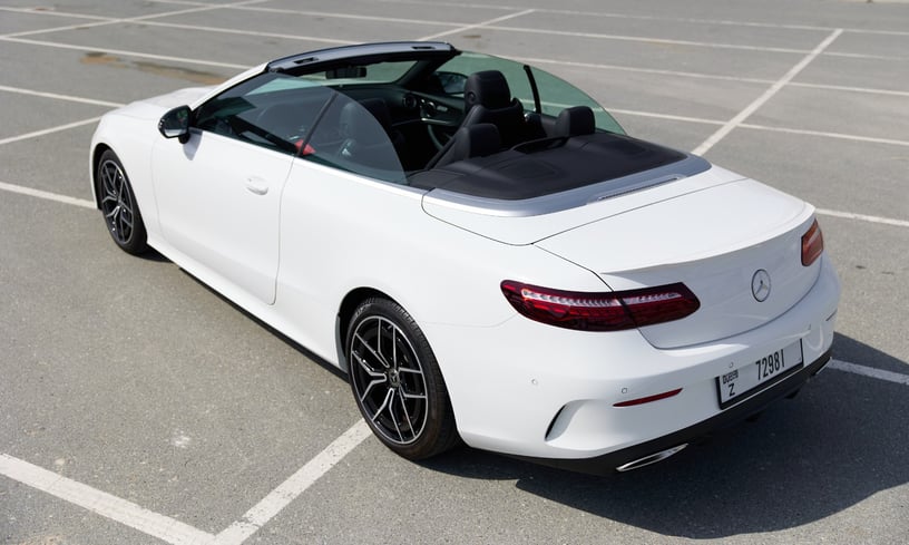 Mercedes E200 Cabrio (White), 2022 for rent in Ras Al Khaimah