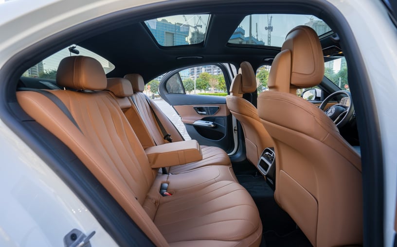 Mercedes E200 (White), 2024 for rent in Dubai