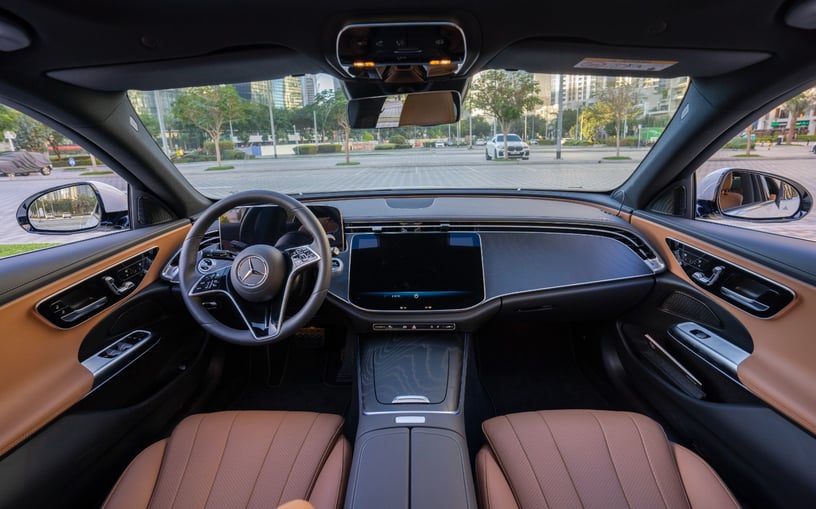 Mercedes E200 (White), 2024 for rent in Dubai