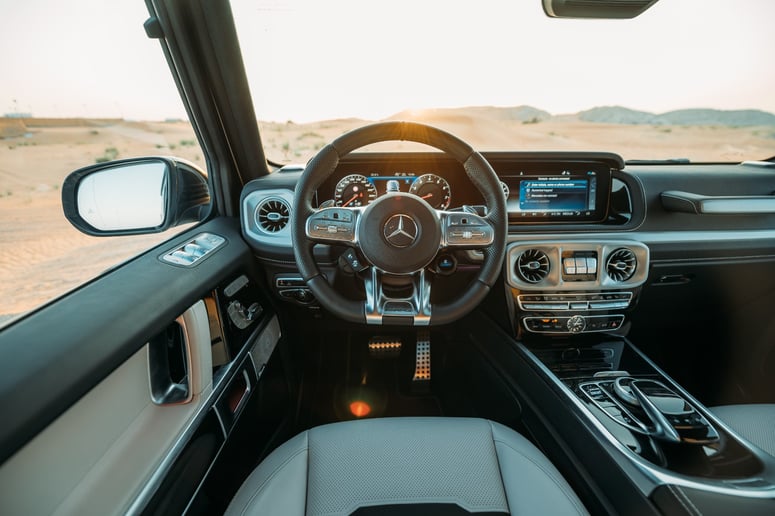 Mercedes G63 AMG (White), 2023 for rent in Dubai 3