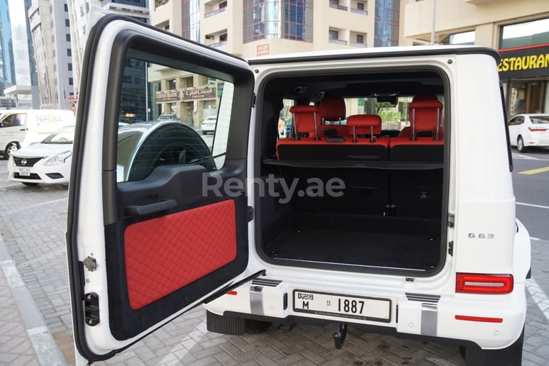 Mercedes G classe (Blanc), 2021 &agrave; louer &agrave; Duba&iuml;