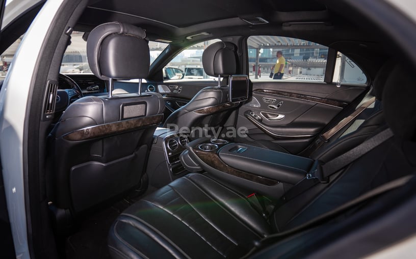Mercedes S500 (White), 2019 for rent in Dubai