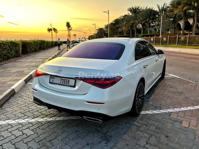 Mercedes S500 Class (White), 2022 for rent in Dubai