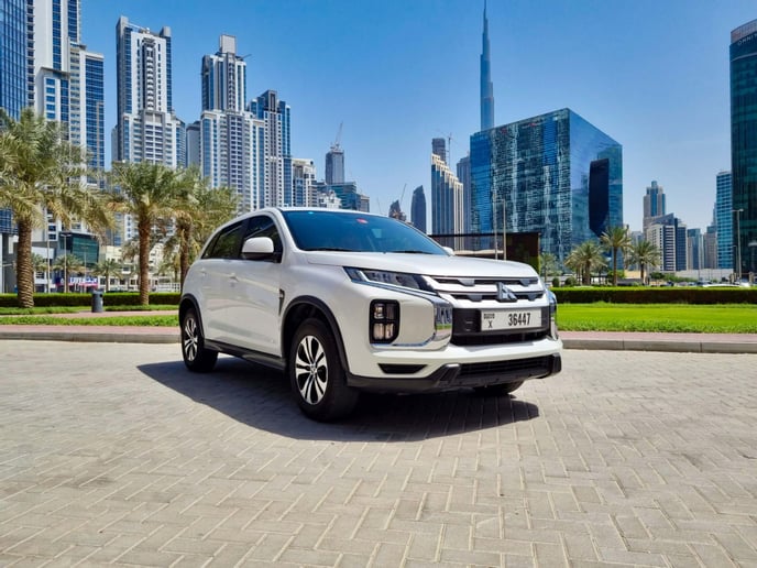 Mitsubishi Asx (White), 2021 for rent in Dubai