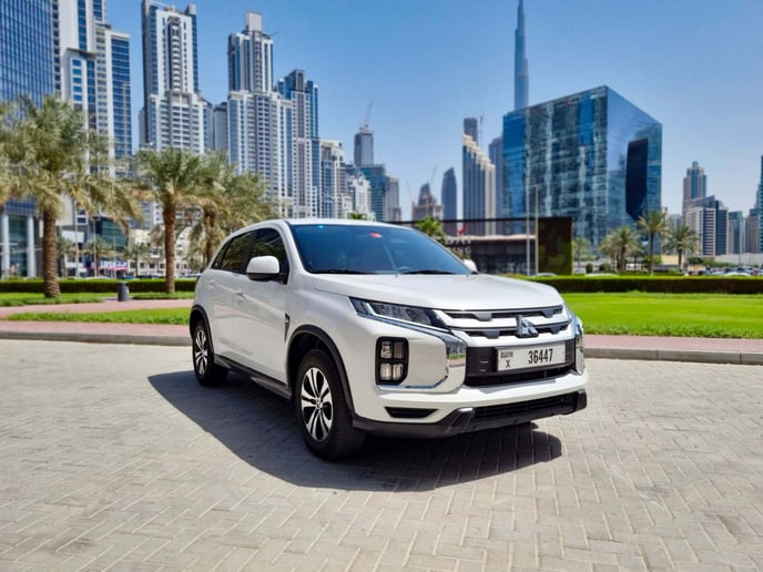 Mitsubishi Asx (White), 2021 for rent in Dubai