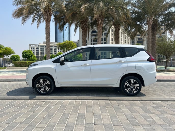 Mitsubishi Xpander (White), 2025 for rent in Sharjah