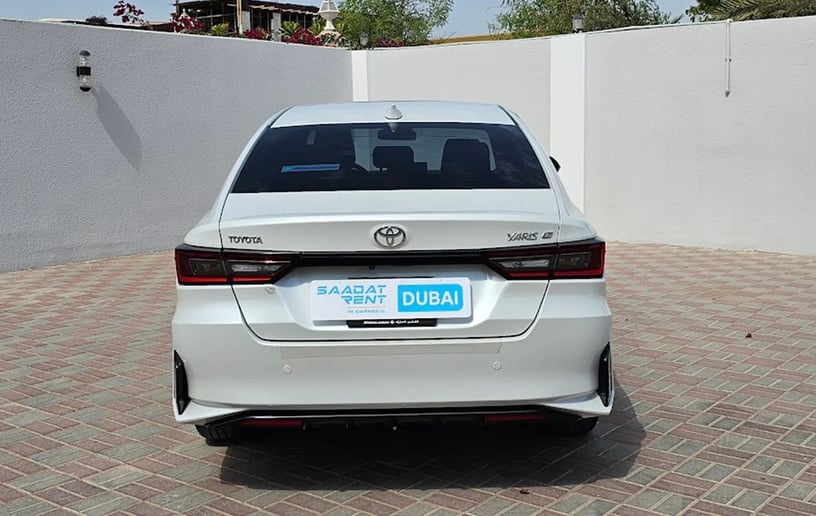 Toyota Yaris (White), 2023 for rent in Sharjah