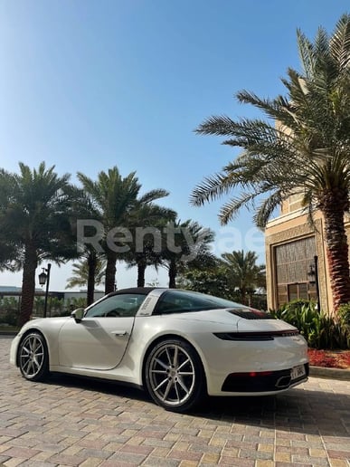 Porsche 911 Targa 4S (White), 2022 for rent in Ras Al Khaimah 0