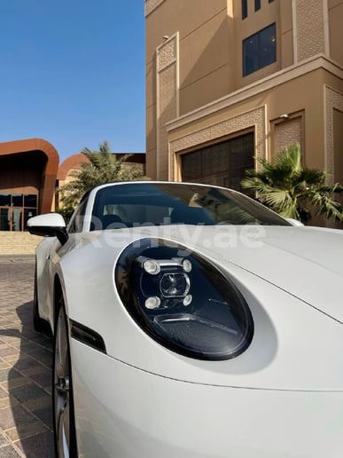 Porsche 911 Targa 4S (White), 2022 for rent in Ras Al Khaimah 1