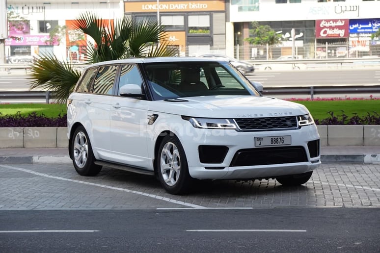 Range Rover Sport (Blanc), 2019 &agrave; louer &agrave; Duba&iuml;