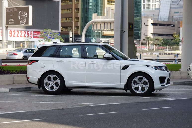 Range Rover Sport (Blanc), 2019 &agrave; louer &agrave; Duba&iuml;