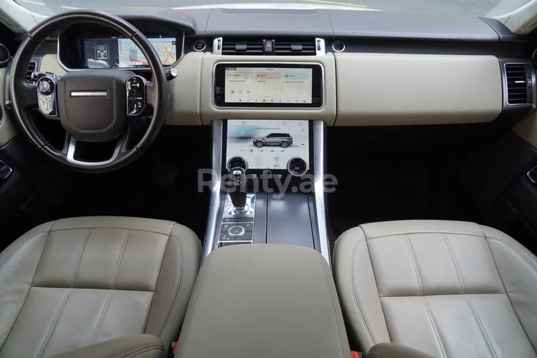 Range Rover Sport (Blanc), 2019 &agrave; louer &agrave; Duba&iuml;
