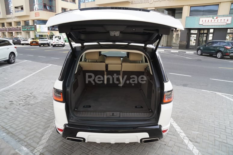 Range Rover Sport (Blanc), 2019 &agrave; louer &agrave; Duba&iuml;
