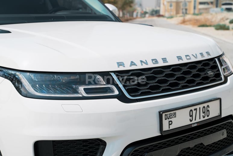Range Rover Sport (Blanc), 2019 &agrave; louer &agrave; Duba&iuml;