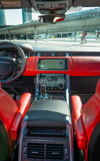Range Rover Sport V8 (White), 2020 for rent in Abu Dhabi