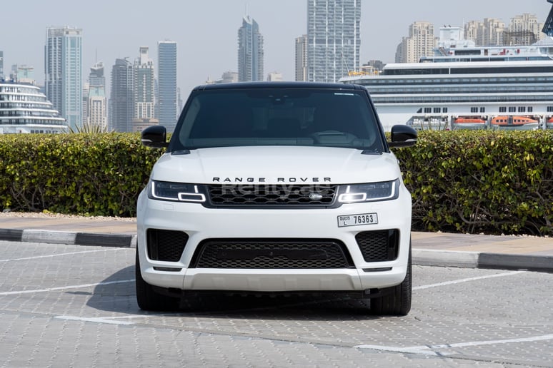 Range Rover Sport (Blanc), 2020 &agrave; louer &agrave; Duba&iuml;