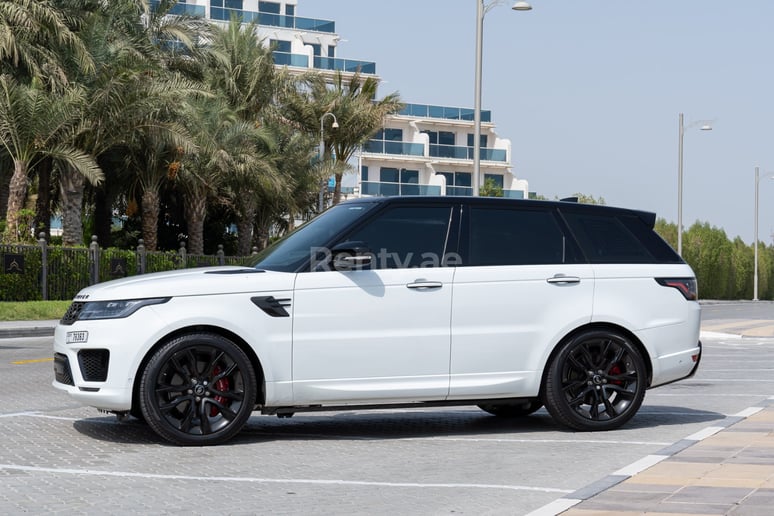 Range Rover Sport (Blanc), 2020 &agrave; louer &agrave; Duba&iuml;