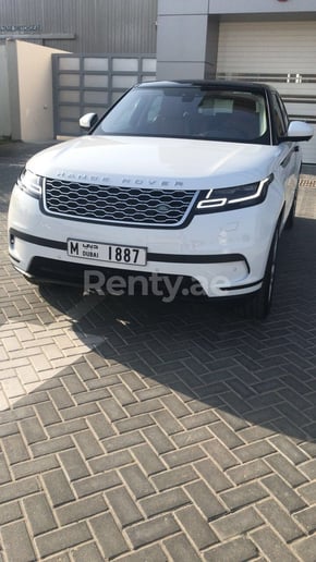 Range Rover Velar (Blanc), 2019 &agrave; louer &agrave; Duba&iuml;