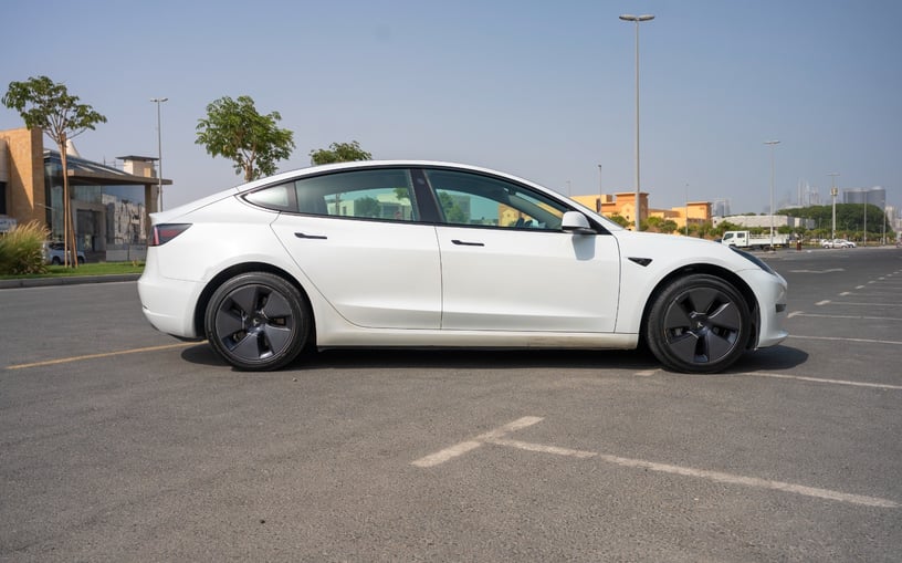在哈伊马角租车 租 特斯拉Model 3 (白色), 2023